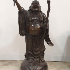 Antique Bronze Hotei, Japan: 1020mmH