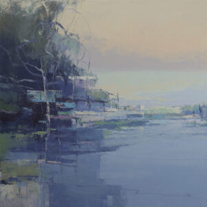 Reflecting: 1010x1010mm_oil on linen
