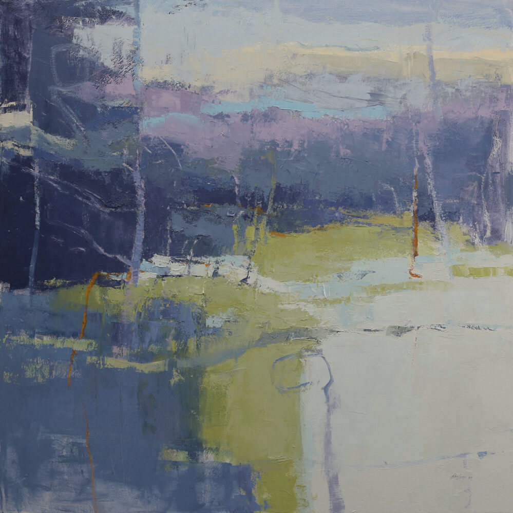 Confluence: 1010x1010mm_oil on linen