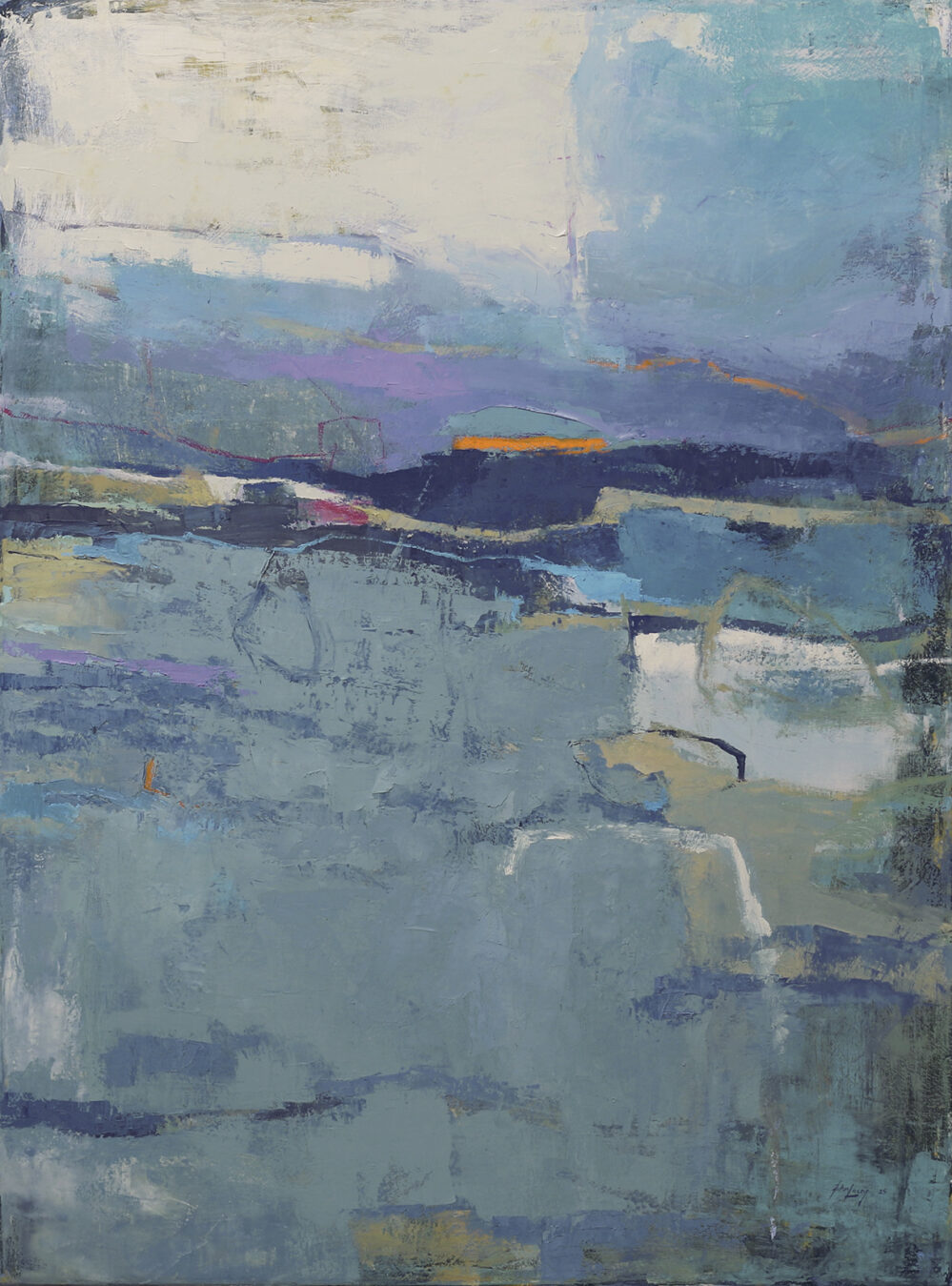 Flooded Plain: 1220x910mm_oil on linen
