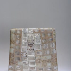 Billett 08 #14: 210x235x40mm_kiln formed and blown glass