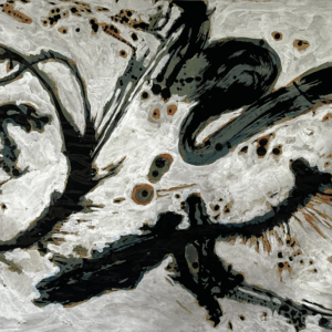The Back and Forth: 1125x1870mm_ink on silk