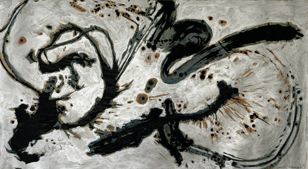 The Back and Forth: 1125x1870mm_ink on silk