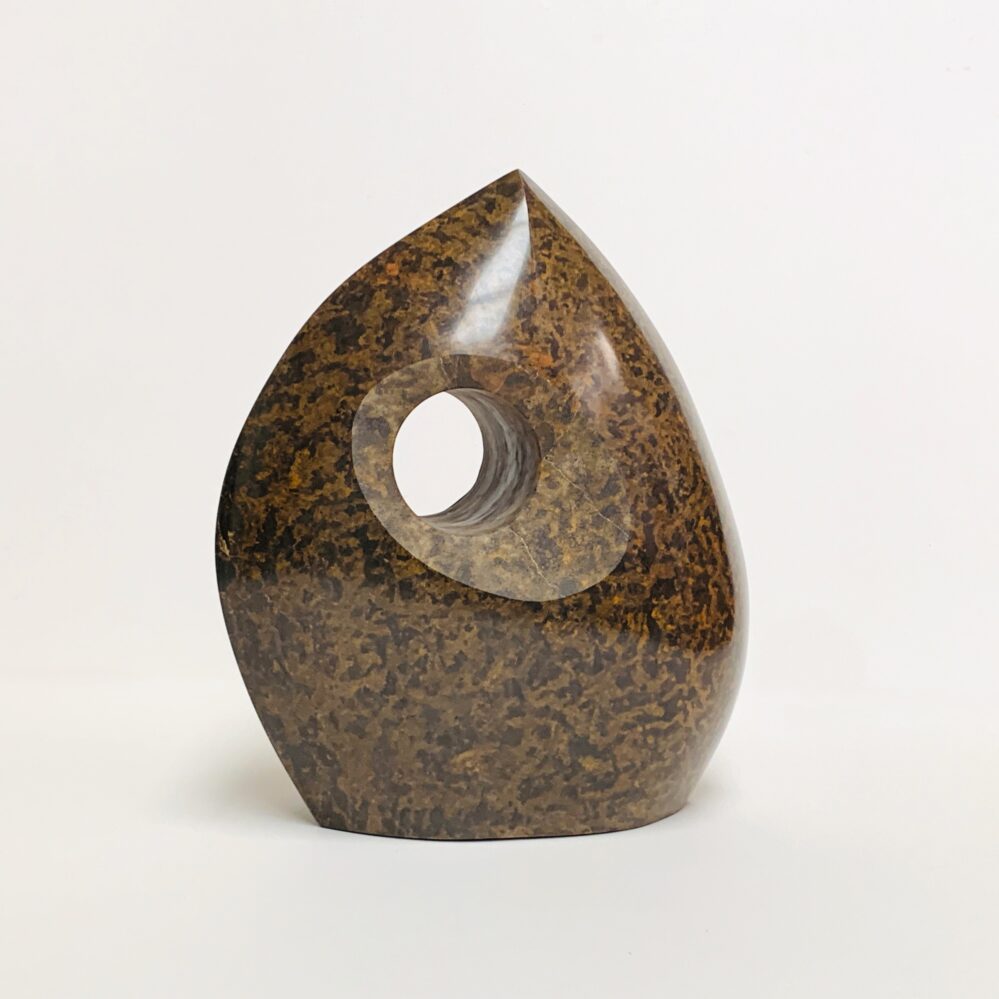 Spearhead Form with Void: 320x260x120mm_Flinders Ranges Marble