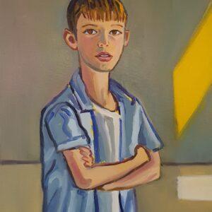 Portrait of Boy_535x435mm_oil on linen
