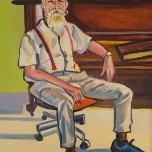 Portrait of Man_535x435mm_oil on linen