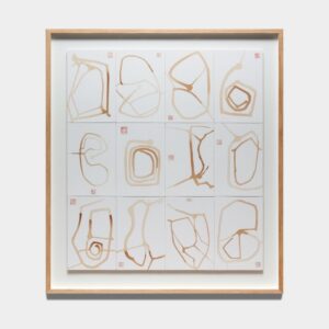 Spiral Arms 2_1200x970mm_tea water, beeswax on canvas board_12 panel