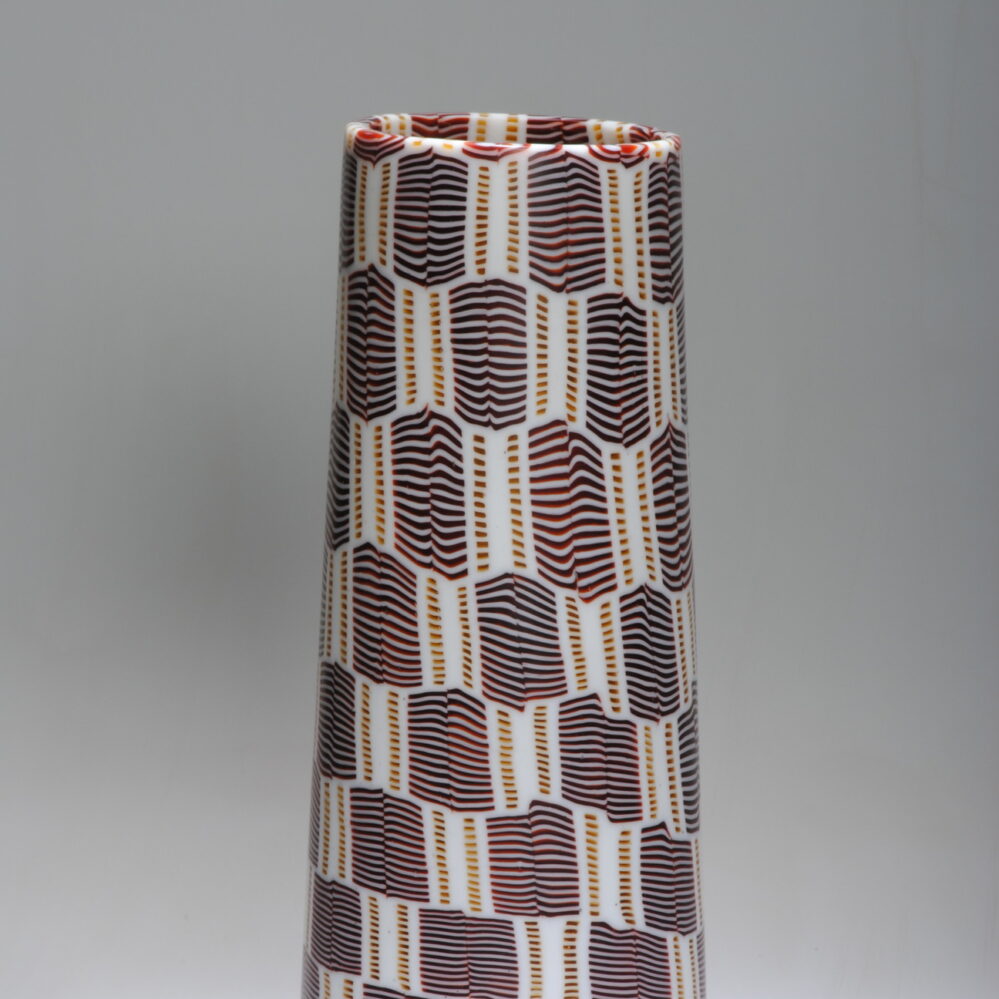 Textile 07 #29: 315x135mm_kiln formed and blown glass