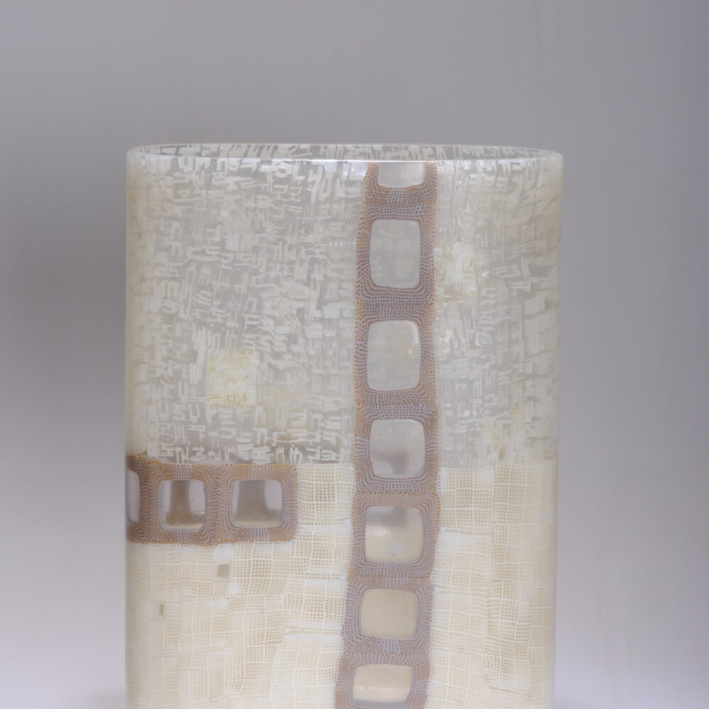 Vista 08 #5: 265x195x70mm_kiln formed and blown glass