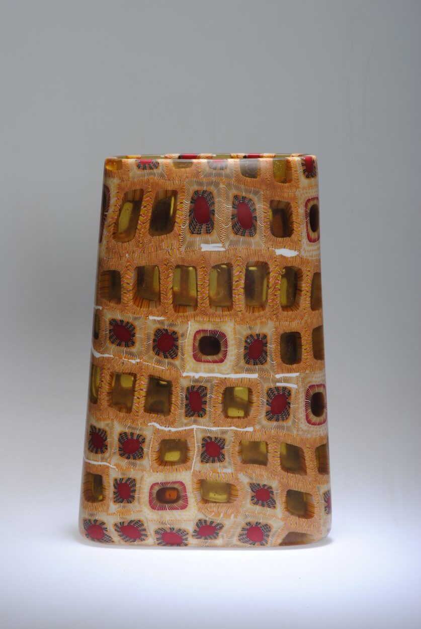 Vista 08 #7: 300x195x70mm_kiln formed and blown glass