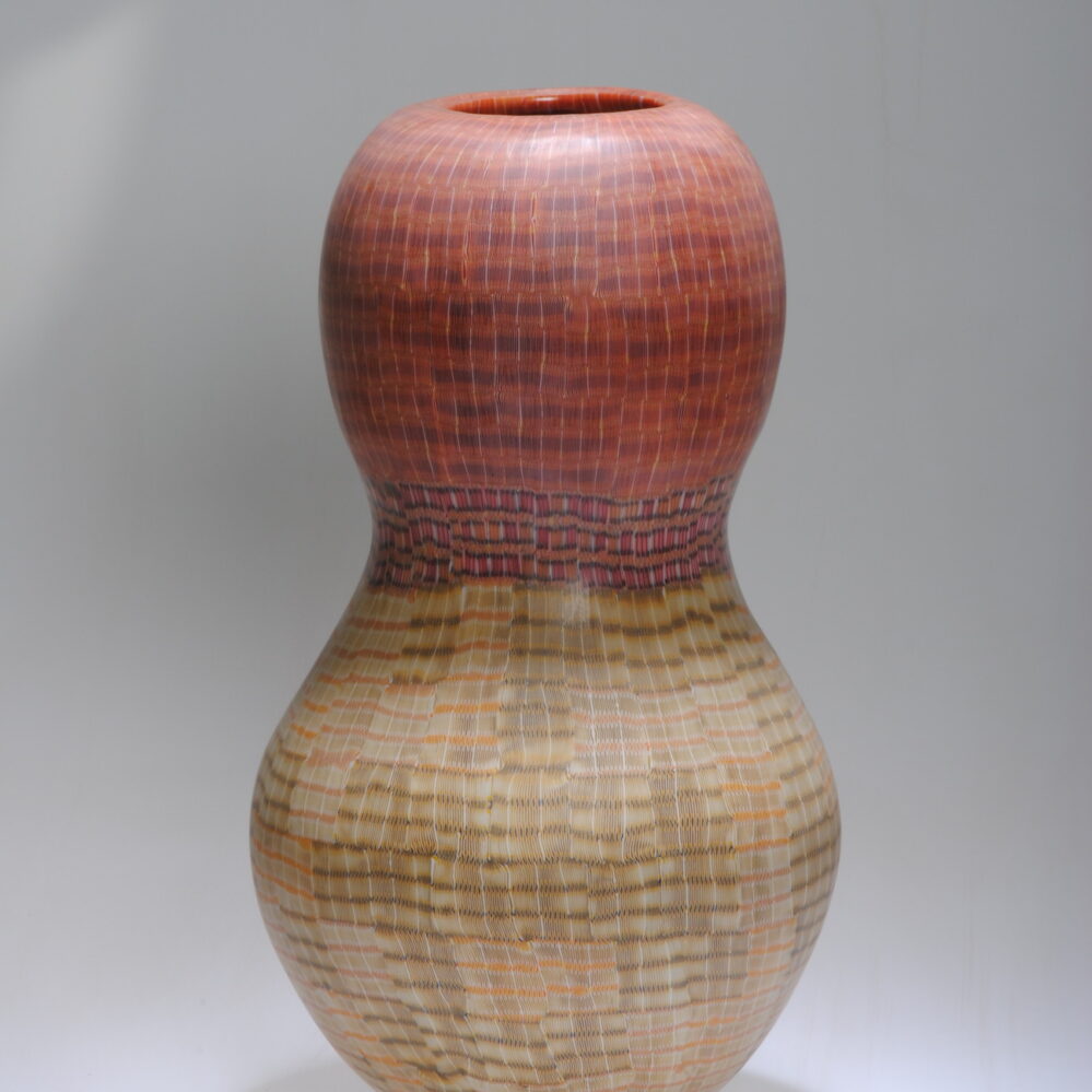 Vista 09 #3: 340x185mm_kiln formed and blown glass
