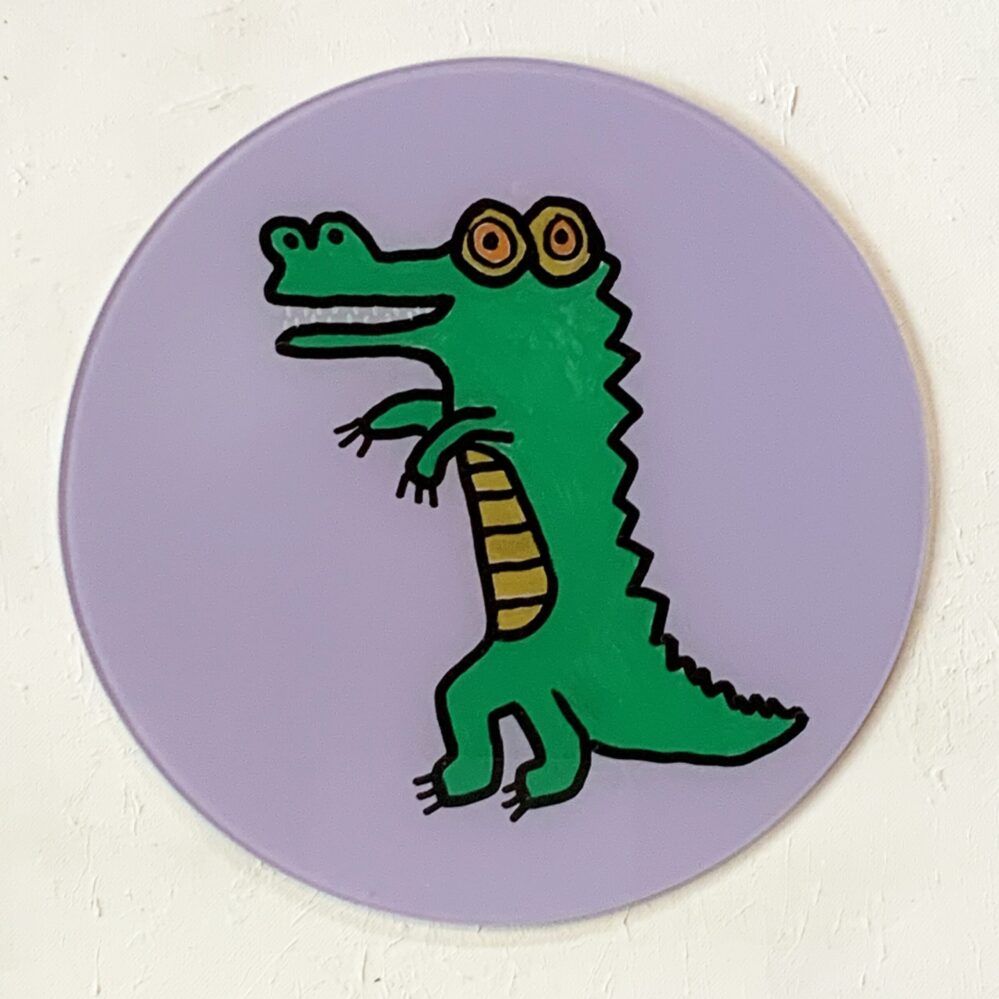 Andy: 300x300mm_hand painted glass