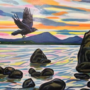 Learning to Fly: 2025_1020x1220mm_oil on canvas
