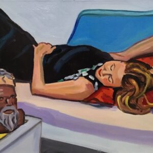 Ronnie and the Elder: 2024_410x510_oil on canvas