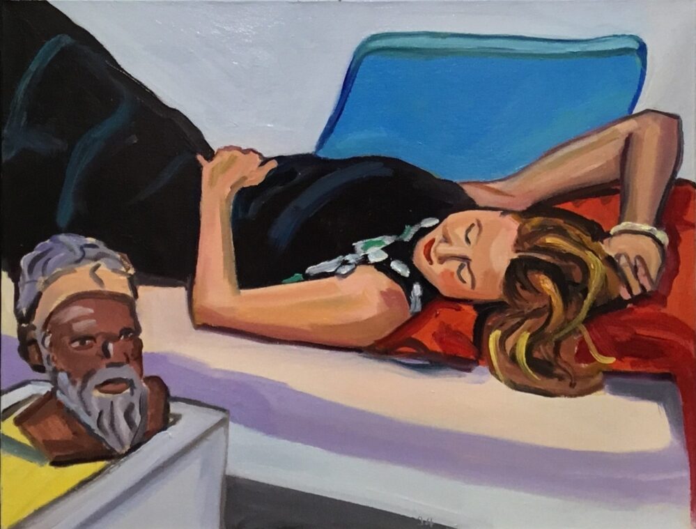 Ronnie and the Elder: 2024_410x510_oil on canvas