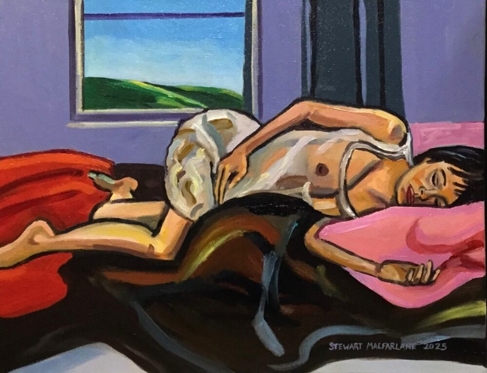 Summer Dreams (Amanda): 2025_400x505_oil on canvas