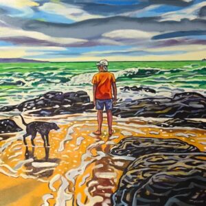 The Healing Sea: 2025_1020x1430mm_oil on canvas
