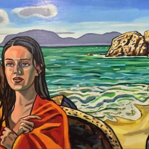 The Retreat: 2024_845x1070mm_oil on canvas