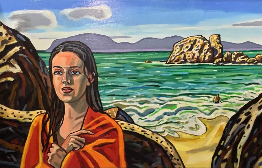 The Retreat: 2024_845x1070mm_oil on canvas