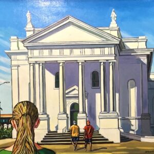 The White Building: 2025_890x1250mm_oil on canvas