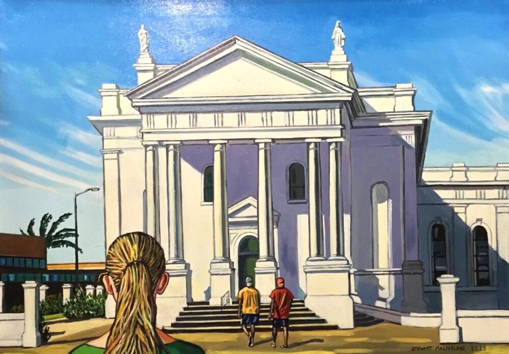 The White Building: 2025_890x1250mm_oil on canvas