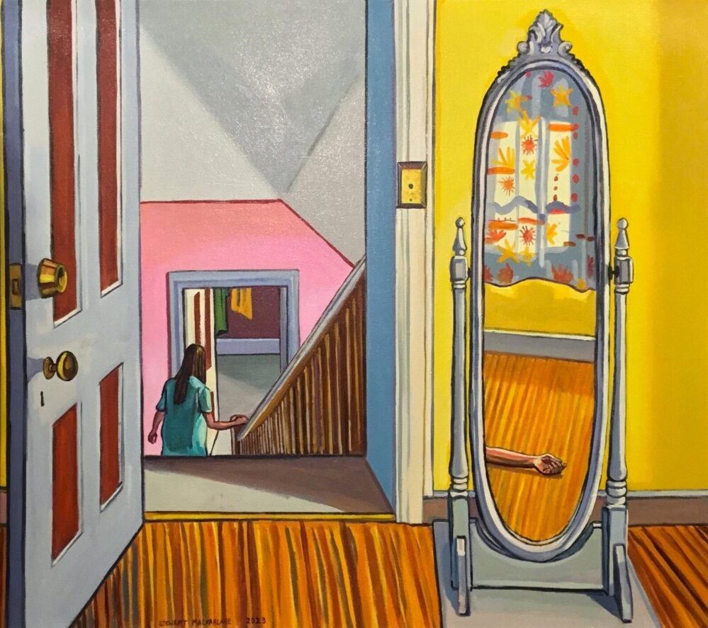 The Yellow Room: 2023_1070x1210mm_oil on canvas