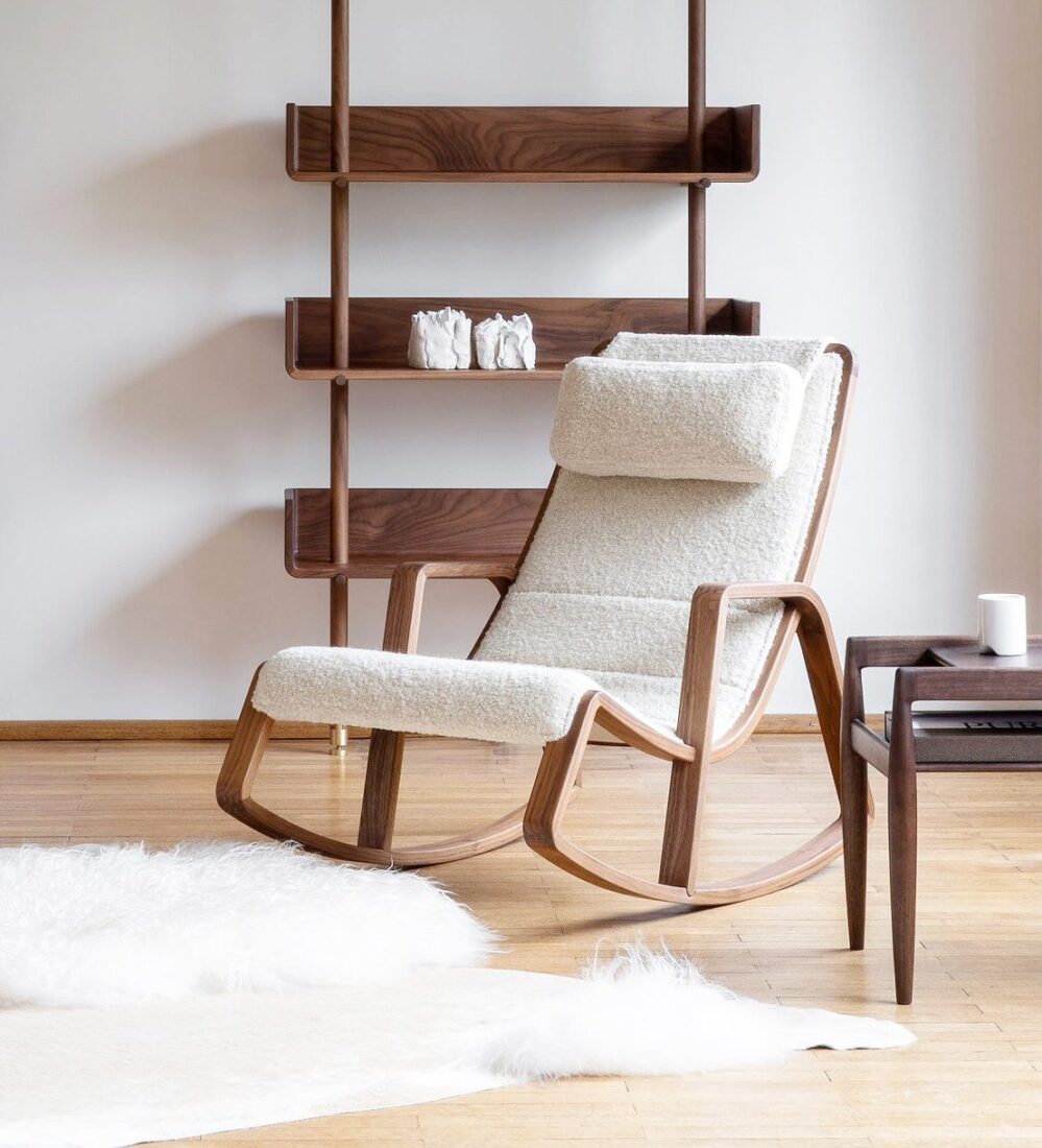 Tonton Rocking Chair: by Koizumi Makoto for Miyazaki Isu