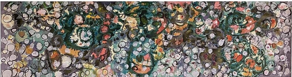 Flower Show Finalists_ink on xuan paper_47x174cmW_Dreid