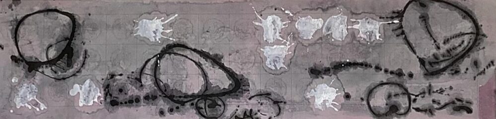 The Transit of Venus II_ink on xuan paper_34x138cmW_Dreid