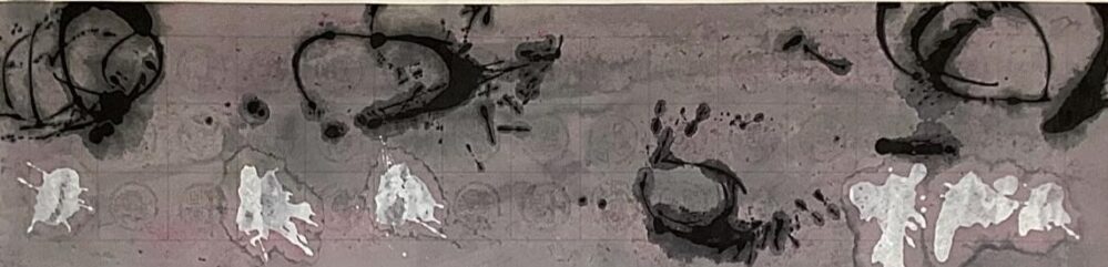 The Transit of Venus I_ink on xuan paper_34x138cmW_Dreid