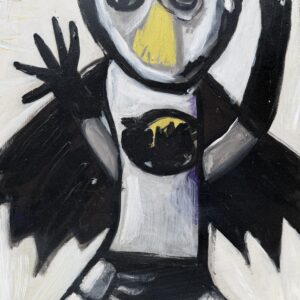 Batman - 2014, oil on canvas, W61xH91cm