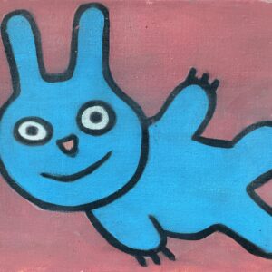 Bunny - 2025, oil on canvas, W25xH30cm