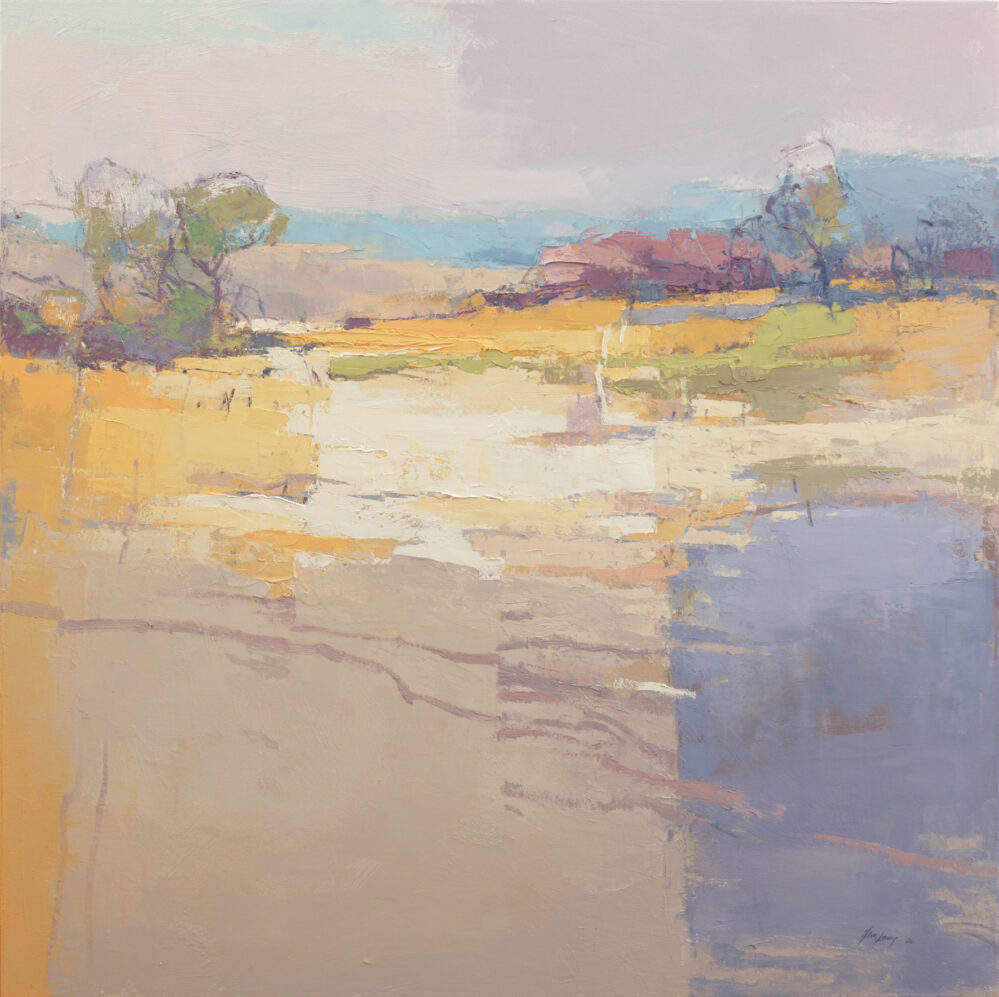 Fleurieu Summer Contrast_910x910mm_2026_oil on canvas