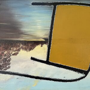 Rover's Country - 2024, oil on original painting - Daub, W61xH51cm