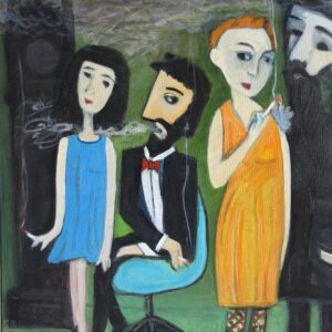 The Soirèe - 2026, oil on canvas, W60xH75cm