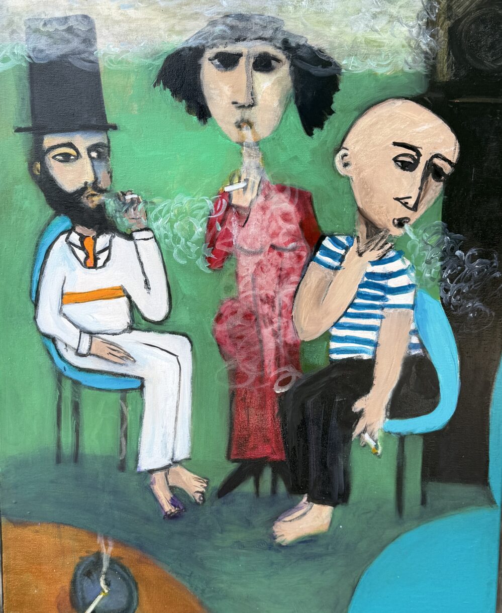 The Soirèe #2 - 2026, oil on canvas, W60xH75cm