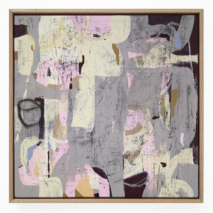 Kopiko Coffee Candy_Acrylic, wax paste, acrylic ink on canvas_40x40cm