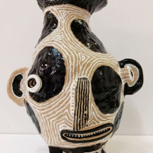 z Mood Head _ handmade and painted ceramics_SOLD
