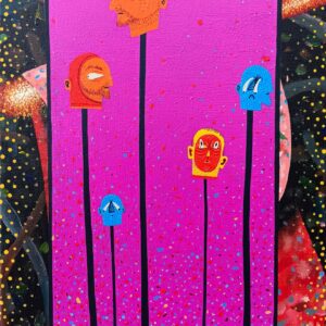 Is this the way were heading _Acrylic on canvas 460x305mm