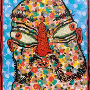 The Finger Painting Sophisticate _Acrylic on board, 460x305mm