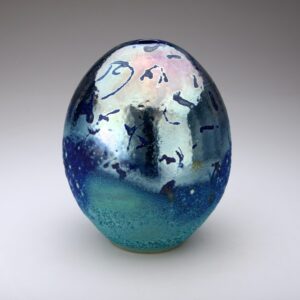 Evening Light _Glazed ceramic vessel_240mmHx170mmDia