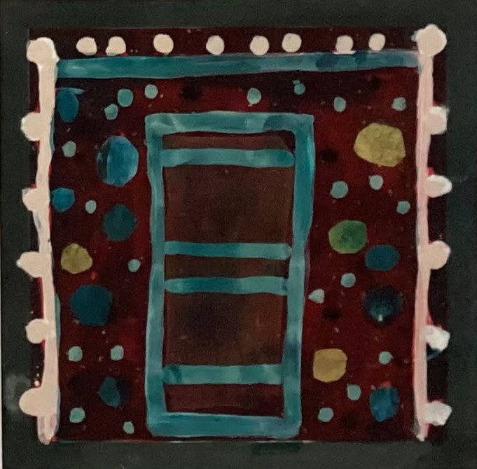 Night Lights Theatre 4 _2026_ink on xuan board_35x35cm