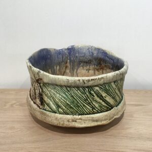 Reconstructed Landscape II _2025, multi glazed, multi fired, 300x180mm