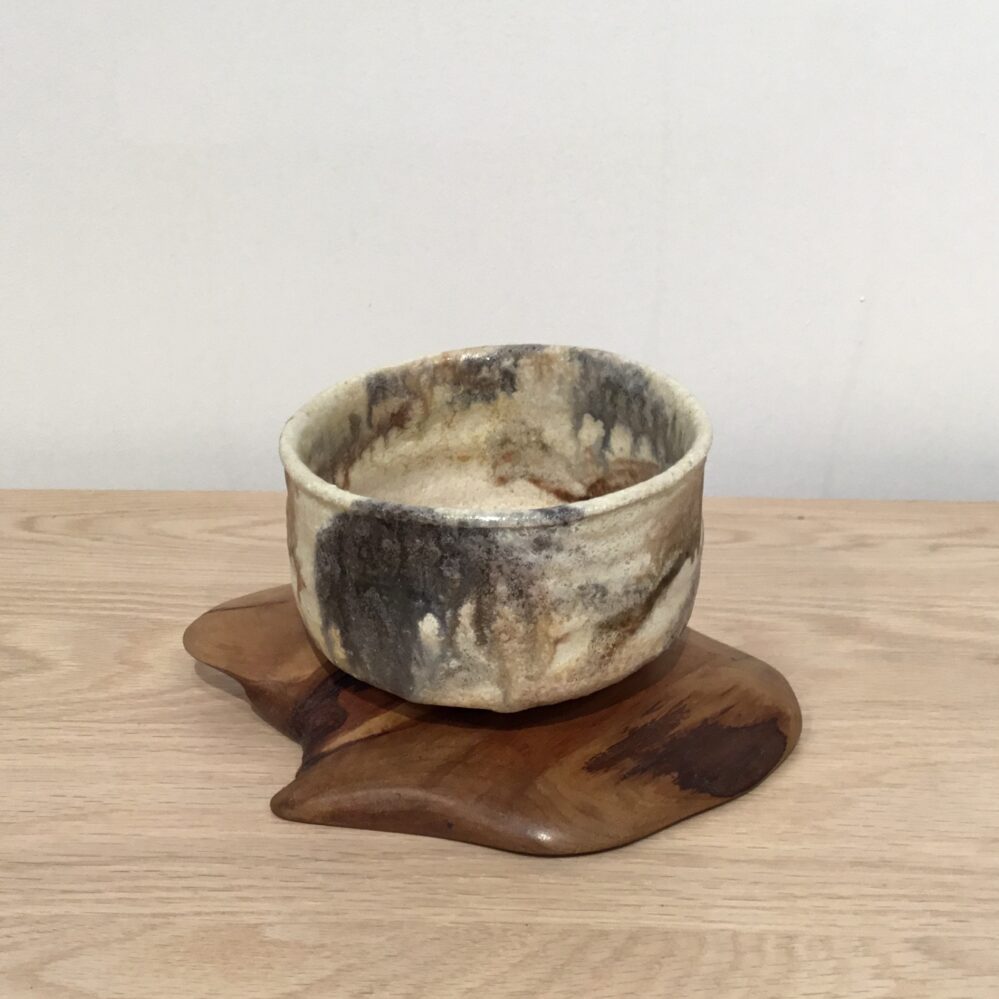 Tea Bowl II _2026, on found tea tree timber base, 125x75mm