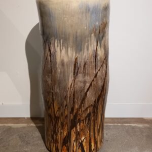 The Last of Summer _2022, multi glazed, multi fired, 720x315mm